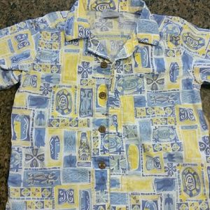 Patagonia Organic Button up Hawaiian style shirt